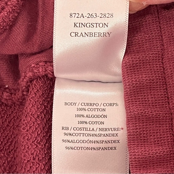 Rails Kingston Cranberry Jogger Sweatpants Size XS - Picture 14 of 16